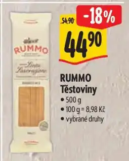 Albert Rummo těstoviny nabídka