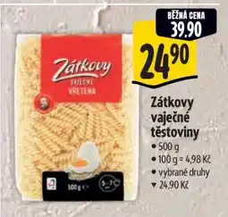Albert Zátkovy vaječné těstoviny nabídka