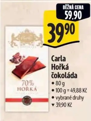 Albert Carla Hořká čokoláda nabídka