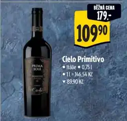 Albert Cielo Primitivo nabídka