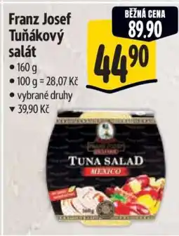 Albert Franz Josef Tuňákový salát nabídka
