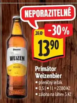 Albert Primátor Weizenbier nabídka