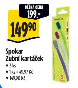 Albert Spokar zubní kartáček nabídka