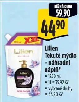 Albert Lilien Tekuté mýdlo náhradní náplň nabídka