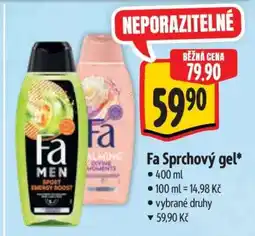 Albert Fa sprchový gel nabídka