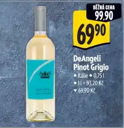 Albert DeAngeli Pinot Grigio nabídka