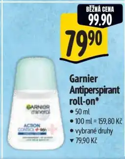 Albert Garnier Antiperspirant roll-on nabídka