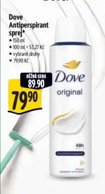 Albert Dove antiperspirant sprej nabídka
