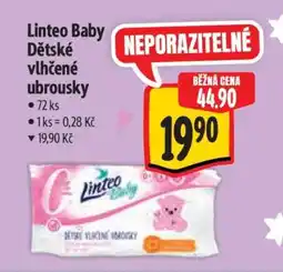 Albert Linteo Baby dětské vlhčené ubrousky nabídka