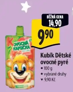 Albert Kubík dětské ovocné pyré nabídka