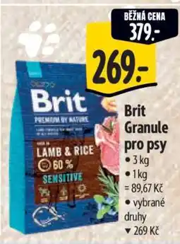 Albert Brit Granule pro psy nabídka