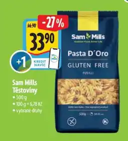 Albert Sam Mills Těstoviny nabídka
