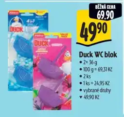 Albert Duck WC blok nabídka