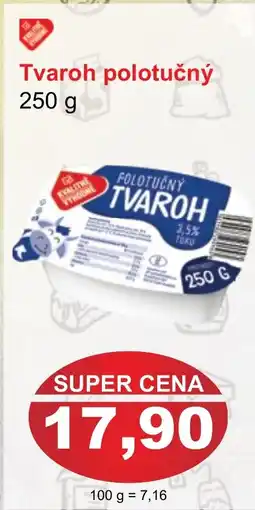 PLUS JIP Tvaroh polotučný nabídka