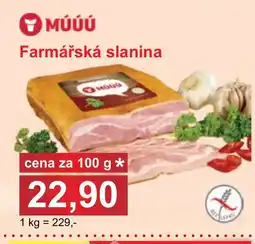 PLUS JIP Farmářská slanina nabídka