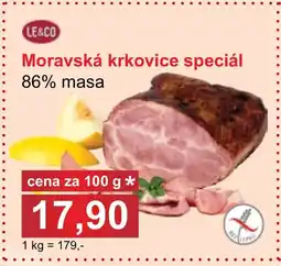 PLUS JIP Moravská krkovice speciál nabídka