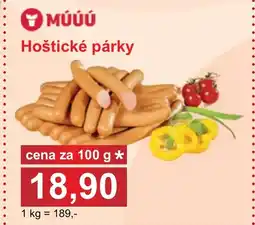 PLUS JIP Hoštické párky nabídka