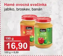 PLUS JIP Hamé ovocná svačinka nabídka