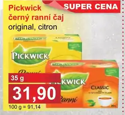 PLUS JIP Pickwick černý ranní čaj nabídka