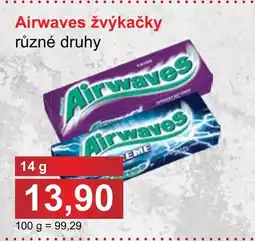 PLUS JIP Airwaves žvýkačky nabídka