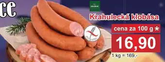 PLUS JIP Krahulecká klobása nabídka