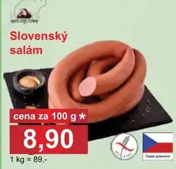 PLUS JIP Slovenský salám nabídka