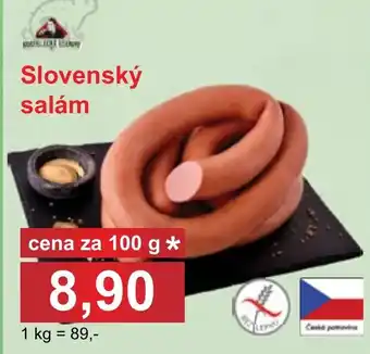 PLUS JIP Slovenský salám nabídka