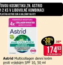 Teta Astrid Multicollagen denní krém proti vráskám SPF 10 nabídka