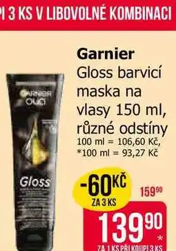 Teta Garnier Gloss barvicí maska na vlasy 150 ml, různé odstíny nabídka