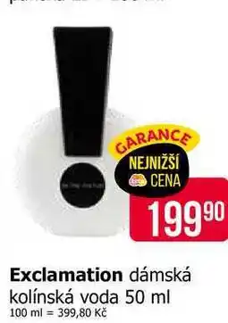 Teta Exclamation dámská kolínská voda nabídka