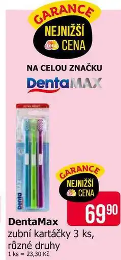 Teta DentaMAX zubní kartáčky 3 ks, různé druhy nabídka
