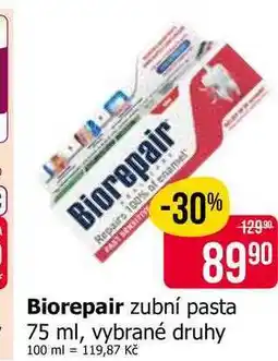 Teta Biorepair zubní pasta 75 ml, vybrané druhy nabídka