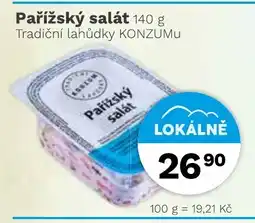 Konzum Pařížský salát nabídka