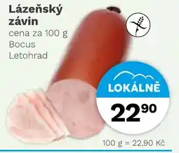 Konzum Lázeňský závin nabídka