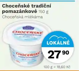 Konzum Choceňské tradiční pomazánkové nabídka