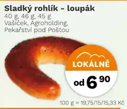 Konzum Sladký rohlík - loupák nabídka