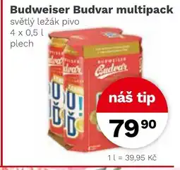 Konzum Budweiser Budvar multipack nabídka