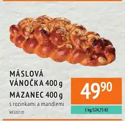 Coop hb Máslová vánočka ,mazanec nabídka