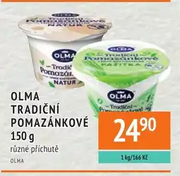 Coop hb OLMA Tradiční pomazánkové nabídka