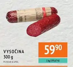 Coop hb Vysočina nabídka