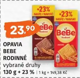 Coop hb Opavia Bebe rodinné nabídka