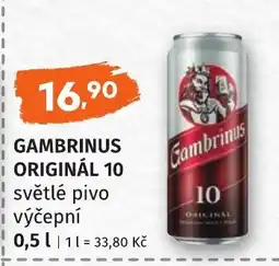 Coop hb Gambrinus Originál 10 nabídka