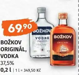 Coop hb Božkov originál, vodka nabídka