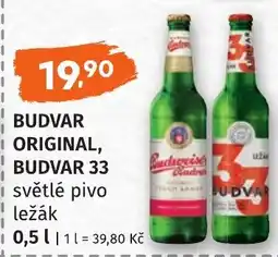 Coop hb Budvar original, Budvar 33 nabídka