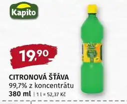 Coop hb Citronová šťáva nabídka