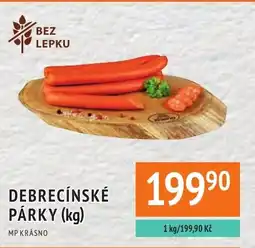 Coop hb Debrecínské párky nabídka