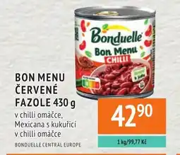 Coop hb Bon Menu červené fazole nabídka