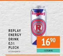 Coop hb Replay energy drink nabídka