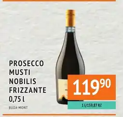 Coop hb Prosecco Musti nobilis frizzante nabídka
