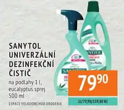 Coop hb Sanytol univerzální dezinfekční čistič nabídka